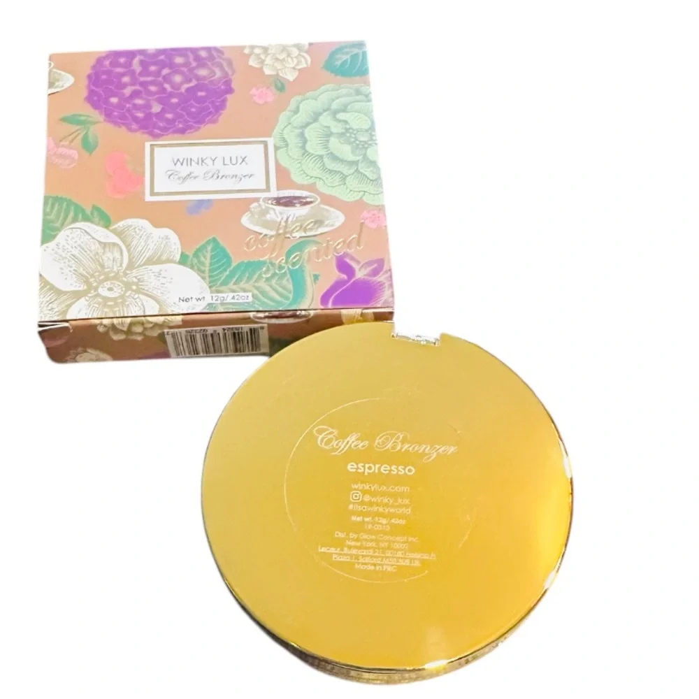 Coffee Bronzer ESPRESSO Matte Powder Contouring Vitamin E Compact